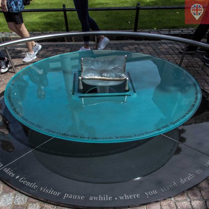 O monumento desenhada pelo artista britânico Brian Catling para lembrar as execuções que aconteceram dentro da Torre de Londres.