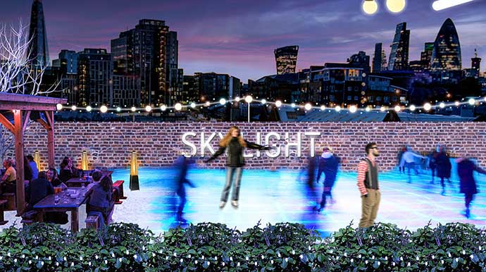 skylight ice rink